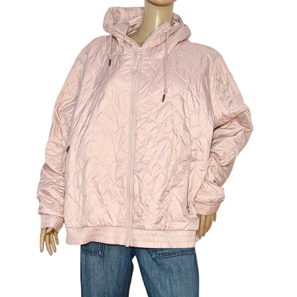 Columbia Light Pink Quilted Jacket